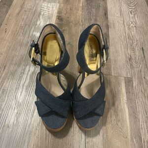 Michael Kors Dark Blue Heels